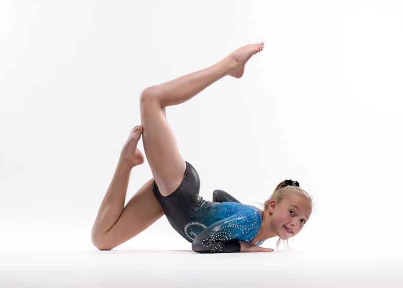 Gymnast in ground pose, variation 38
