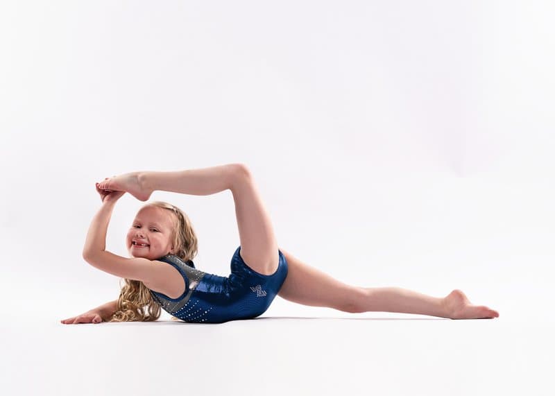 Gymnast in ground pose, variation 51